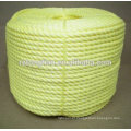 Colored 3 Strands Plastic PP Twisted Packing Rope For Sale